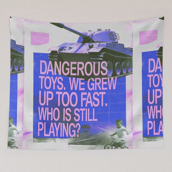 Item preview, Dangerous Toys: The Tank Towed by a Bicycle designed and sold by Raw-Ink.