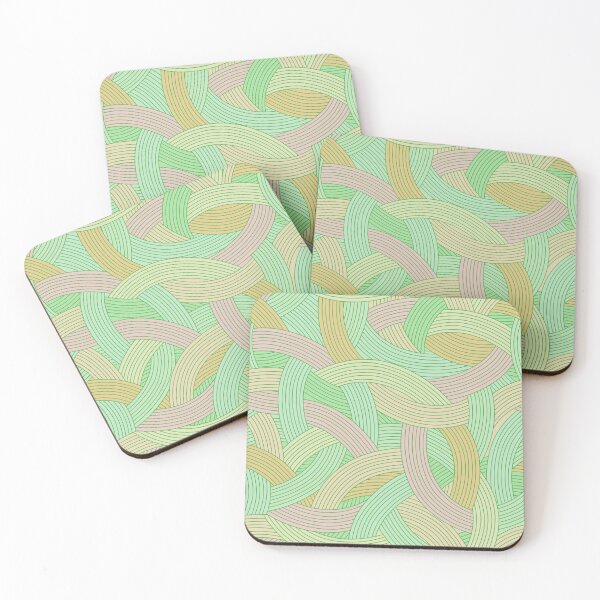 Item preview, Plot Twist-Soft Lemon Yellow Apricot Green designed and sold by Fabricatemyart.