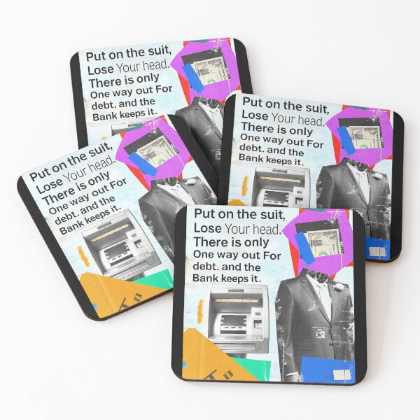 Item preview, The ATM Head: Debt and Corporate Identity designed and sold by Raw-Ink.