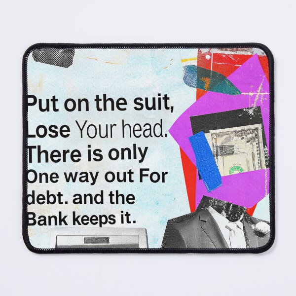 Item preview, The ATM Head: Debt and Corporate Identity designed and sold by Raw-Ink.