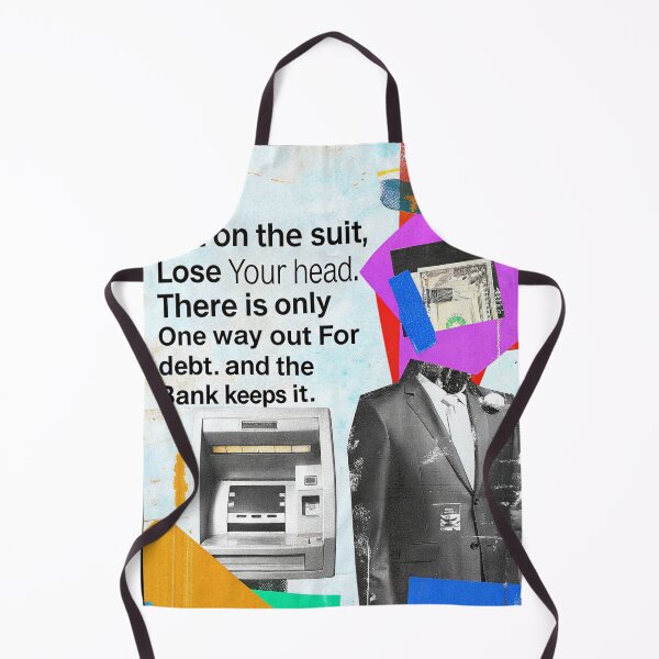 Item preview, The ATM Head: Debt and Corporate Identity designed and sold by Raw-Ink.