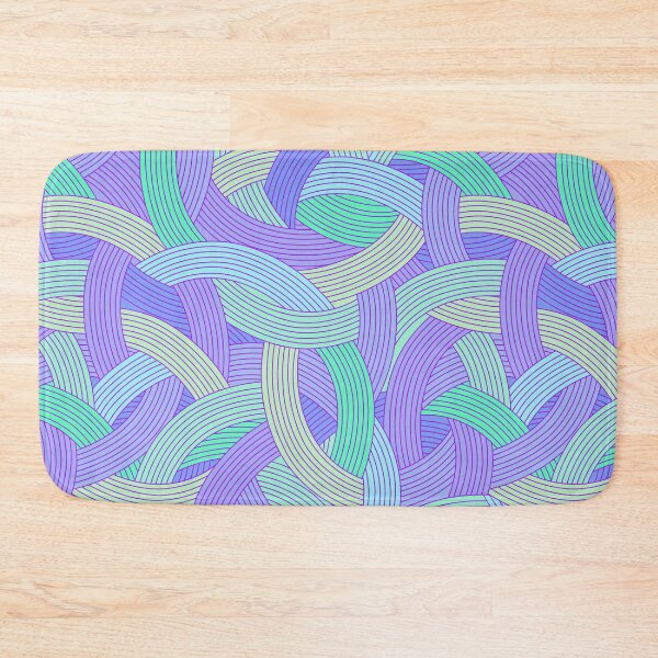 Item preview, Plot Twist-Soft Lilac Pale Aqua designed and sold by Fabricatemyart.
