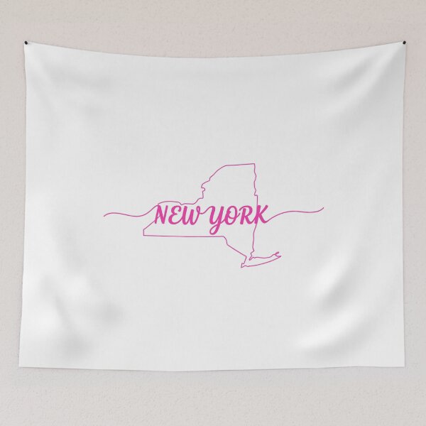 Item preview, New York State Outline Typography – Minimalist Empire State designed and sold by Paper Drip.
