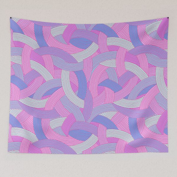 Item preview, Plot Twist-Soft Rose Pink Lavender designed and sold by Fabricatemyart.
