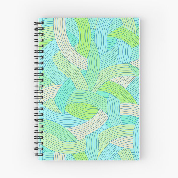 Item preview, Plot Twist-Soft Sky Blue Mint Green designed and sold by Fabricatemyart.