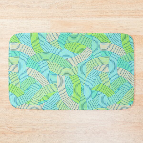 Item preview, Plot Twist-Soft Sky Blue Mint Green designed and sold by Fabricatemyart.