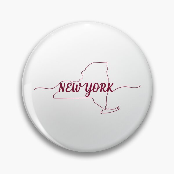 Artikelvorschau, New York State Outline Typography – Minimalist Empire State entworfen und verkauft von Paper Drip.