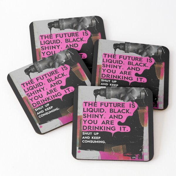 Item preview, Liquid Future: Drowning in Crude Oil designed and sold by Raw-Ink.
