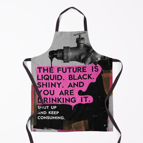 Item preview, Liquid Future: Drowning in Crude Oil designed and sold by Raw-Ink.