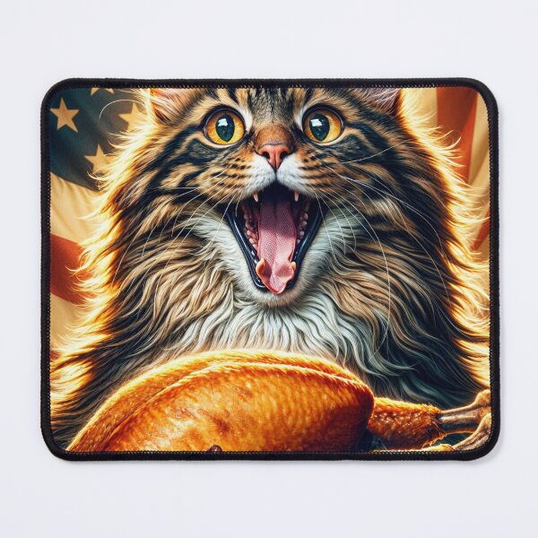 Item preview, Thanksgiving Maine Coon Cat designed and sold by M-Y-A-R-T-.