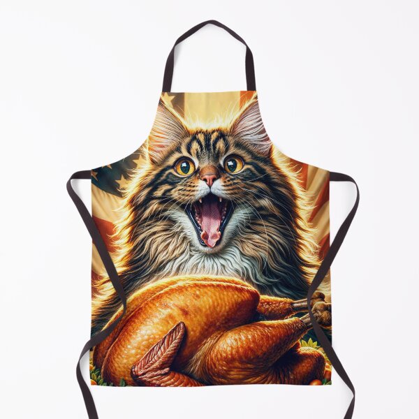 Item preview, Thanksgiving Maine Coon Cat designed and sold by M-Y-A-R-T-.