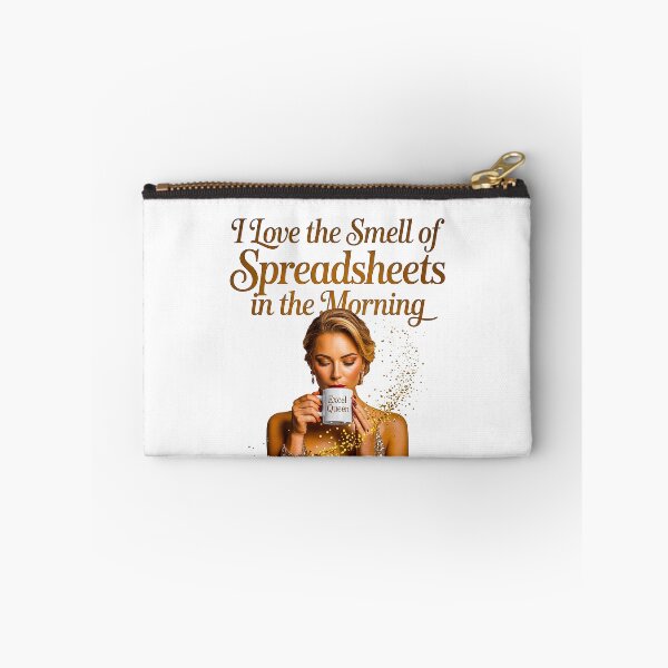 Item preview, Glam Excel Queen Morning Spreadsheets Fashion Humor designed and sold by Amanda's Factory.