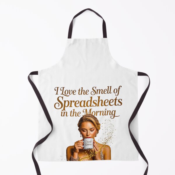 Item preview, Glam Excel Queen Morning Spreadsheets Fashion Humor designed and sold by Amanda's Factory.