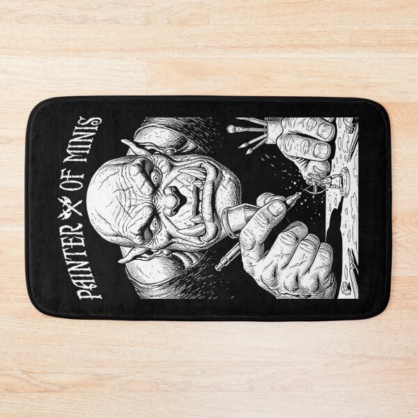 Item preview, Fantasy Miniature Painter Of Minis Funny Orc Airbrush RPG designed and sold by GrandeDuc.
