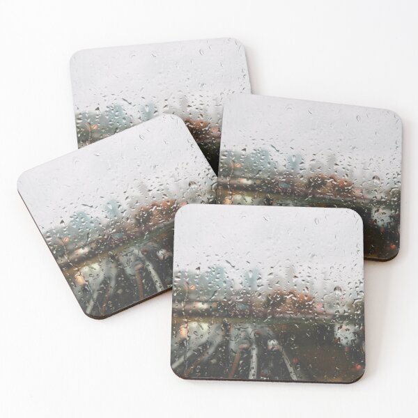 Item preview, raindrops on a train window designed and sold by meuliasshop.