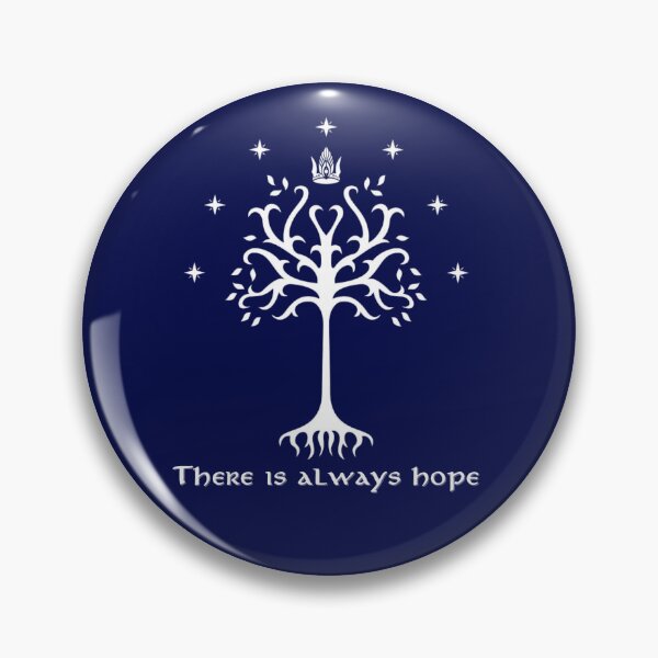 Item preview, There Is Always Hope – White Tree Inspired Fantasy Shirt (LOTR Fan Design) designed and sold by RollForDesignCo.