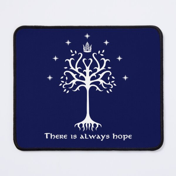 Item preview, There Is Always Hope – White Tree Inspired Fantasy Shirt (LOTR Fan Design) designed and sold by RollForDesignCo.