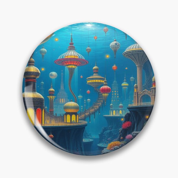Item preview, Deep-Sea Metropolis – Life beneath the waves, surreal vibes & futuristic ocean dreams full of magic designed and sold by FotoworldEdel.