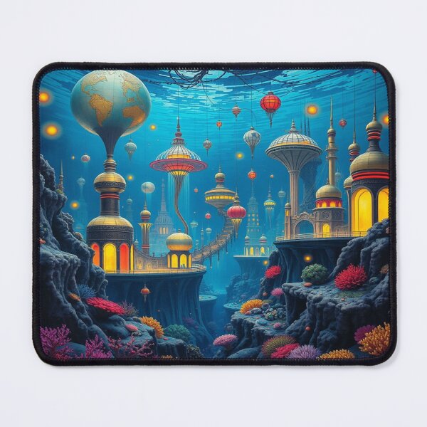 Item preview, Deep-Sea Metropolis – Life beneath the waves, surreal vibes & futuristic ocean dreams full of magic designed and sold by FotoworldEdel.