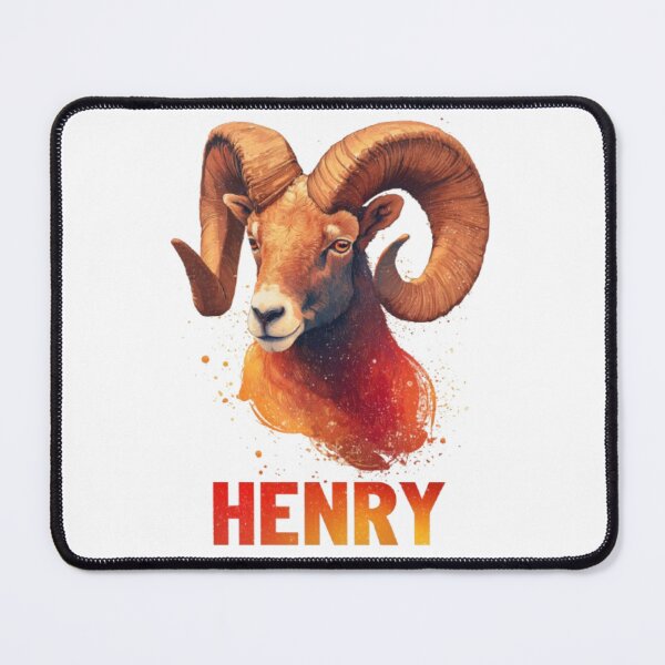 Item preview, Henry – Aries Zodiac Design designed and sold by AlexLineArt.