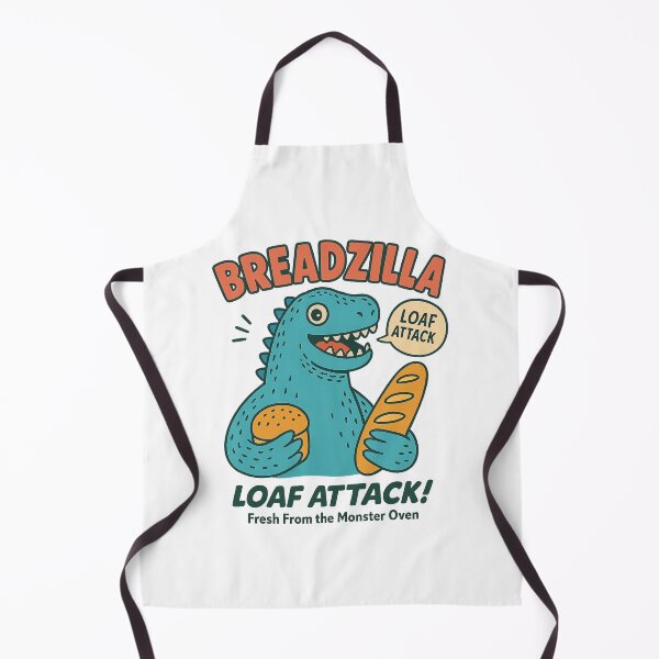 Item preview, Breadzilla Retro Comic Funny Monster with Bread designed and sold by NatureStyle555.
