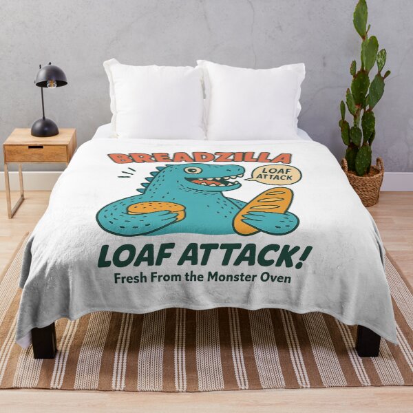 Item preview, Breadzilla Retro Comic Funny Monster with Bread designed and sold by NatureStyle555.
