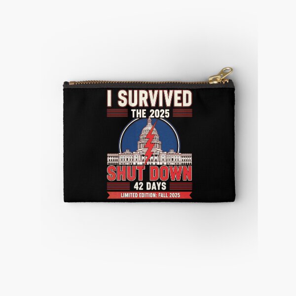 Item preview, I Survived The 2025 Shutdown Funny Political designed and sold by gear-posters.