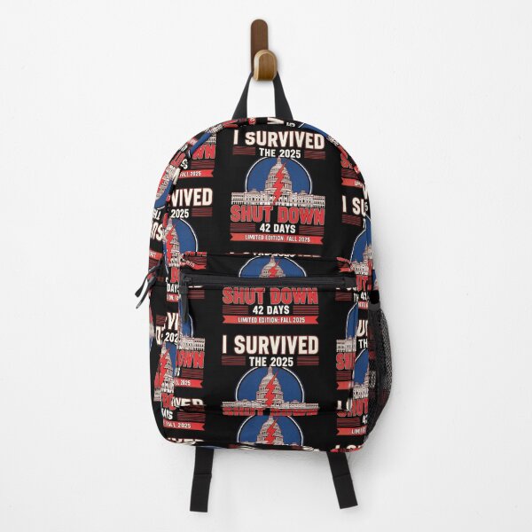 Item preview, I Survived The 2025 Shutdown Funny Political designed and sold by gear-posters.