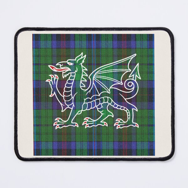 Item preview, Philips Welsh Tartan – The Noble Spirit of Cymru & y Ddraig Goch - the red dragon v3 designed and sold by WheelieGdArt.