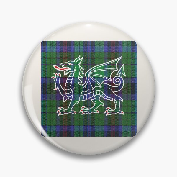 Item preview, Philips Welsh Tartan – The Noble Spirit of Cymru & y Ddraig Goch - the red dragon v3 designed and sold by WheelieGdArt.