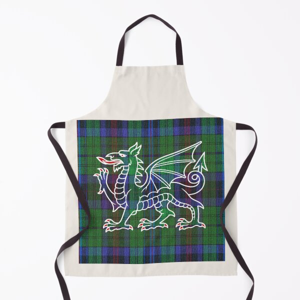 Item preview, Philips Welsh Tartan – The Noble Spirit of Cymru & y Ddraig Goch - the red dragon v3 designed and sold by WheelieGdArt.