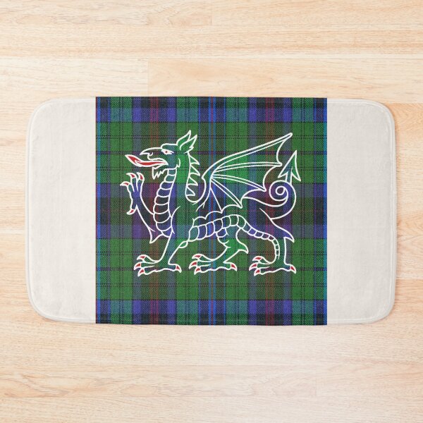Item preview, Philips Welsh Tartan – The Noble Spirit of Cymru & y Ddraig Goch - the red dragon v3 designed and sold by WheelieGdArt.
