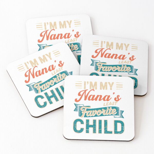 Item preview, Nanas Least Favorite Child Funny Holiday Quote Statement designed and sold by torildorxop.