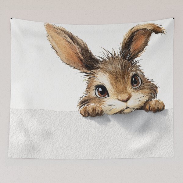 Item preview, Curious Bunny Peek designed and sold by Venon28.