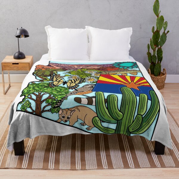 Item preview, Arizona Symbols Illustration designed and sold by fiberandgloss.