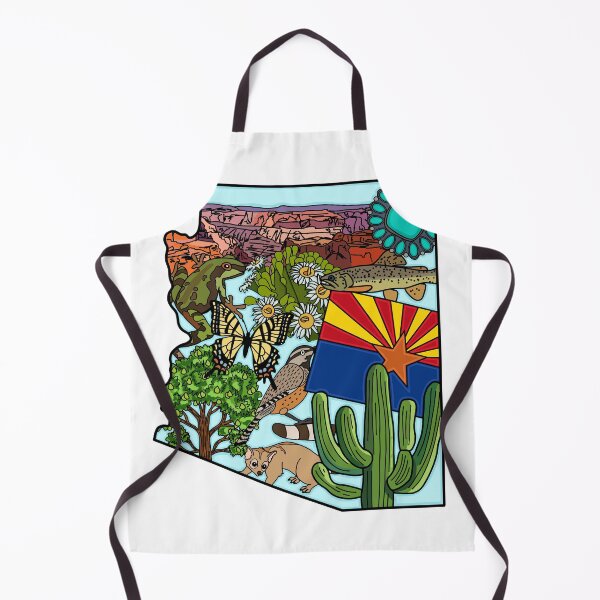 Item preview, Arizona Symbols Illustration designed and sold by fiberandgloss.