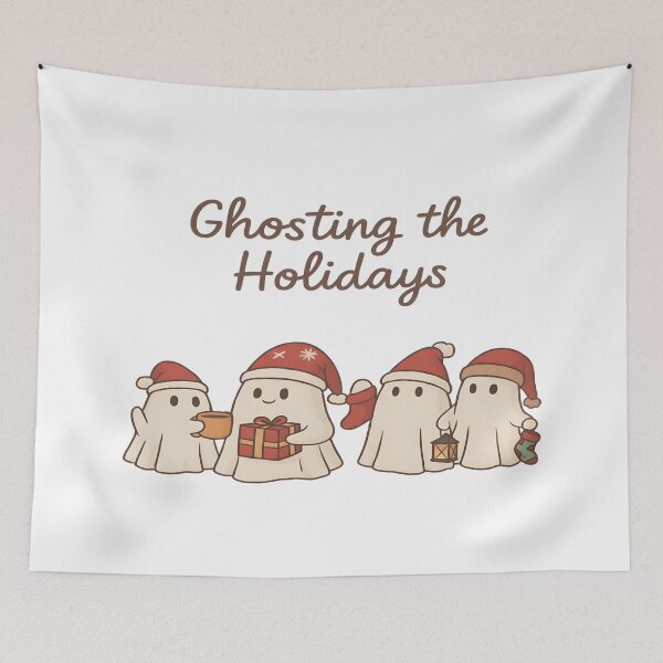 Item preview, Funny Ghost Christmas – Ghosting the Holidays Cute Spooky Xmas Design designed and sold by Inkspire House.