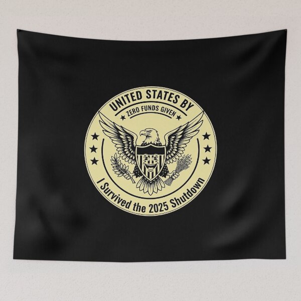 Item preview,  I Survived The 2025 Shutdown  designed and sold by gear-posters.