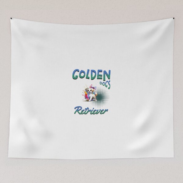 Item preview, Golden retriever dog merch idea designed and sold by peekaboo Designs.