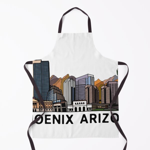 Item preview, Phoenix Arizona Skyline Illustration  designed and sold by fiberandgloss.