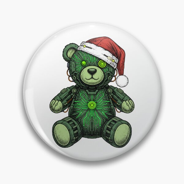 Item preview, New Year's Cybernetic Bear designed and sold by krabbaraban.