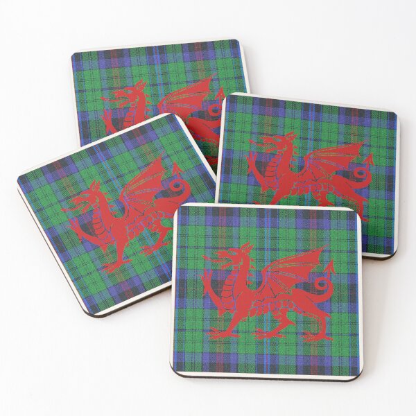Item preview, Philips Welsh Tartan – The Noble Spirit of Cymru & y Ddraig Goch - the red dragon v4 designed and sold by WheelieGdArt.