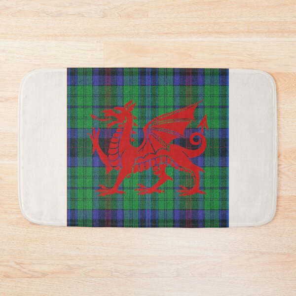 Item preview, Philips Welsh Tartan – The Noble Spirit of Cymru & y Ddraig Goch - the red dragon v4 designed and sold by WheelieGdArt.