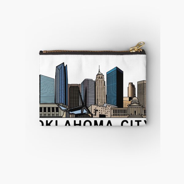 Artikelvorschau, Skyline-Kunst aus Oklahoma City entworfen und verkauft von fiberandgloss.
