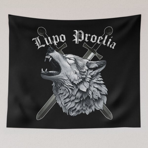 Item preview, Lupo Proelia - Kingfishers Wolves designed and sold by HavenDesign.
