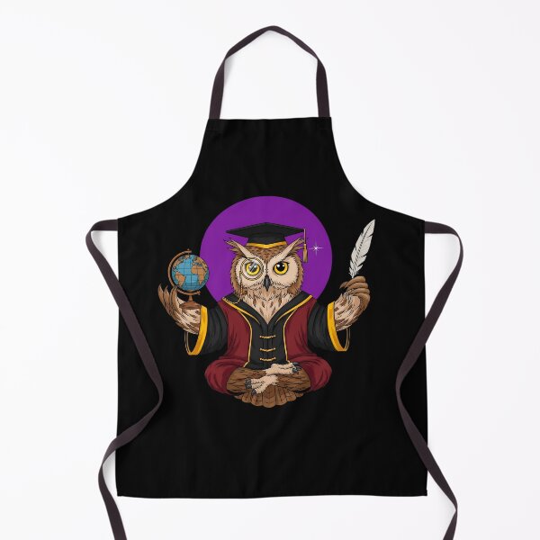 Item preview, Wise Cartoon Professor Owl Graduation designed and sold by SholoStudio.