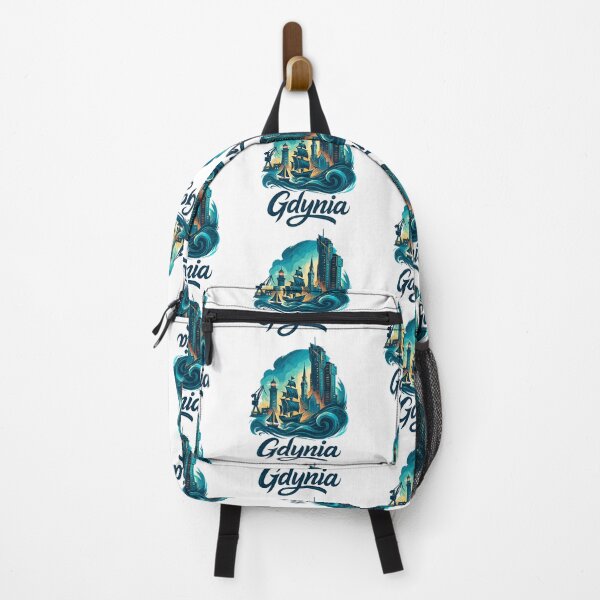 Item preview, Gdynia, Poland, White Port City, maritime gift designed and sold by Pineapple-Tree.
