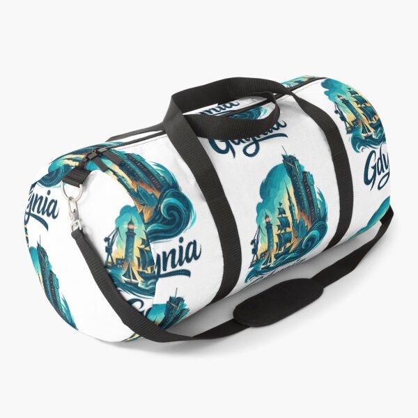 Item preview, Gdynia, Poland, White Port City, maritime gift designed and sold by Pineapple-Tree.