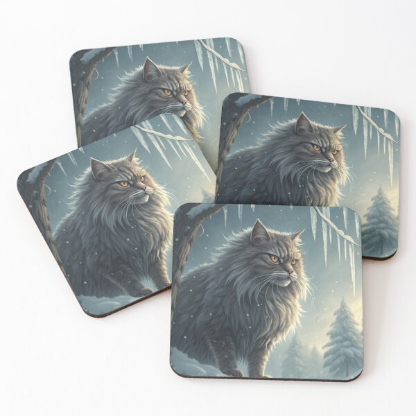 Item preview, Jólakötturinn (Yule Cat) Full-Body – Icelandic Christmas Folklore Digital Painting designed and sold by AIfolklore.