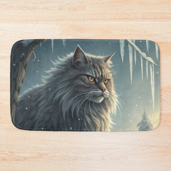 Item preview, Jólakötturinn (Yule Cat) Full-Body – Icelandic Christmas Folklore Digital Painting designed and sold by AIfolklore.